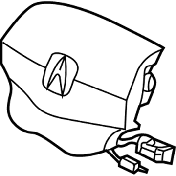 06770-SEP-A90 Honda Airbag (Graphite Black) Illustration 1 of 1