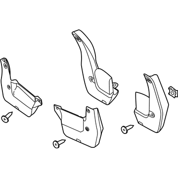 Honda Civic Mud Flaps - 08P00-TBA-100