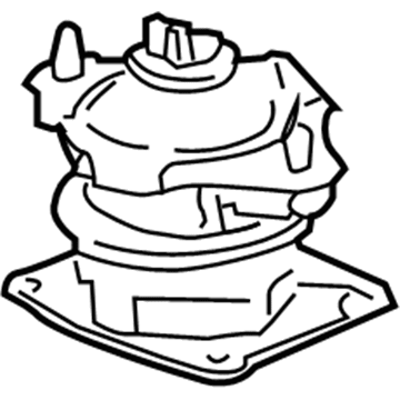 Honda 50830-SEA-E14 Rubber Assy., FR. Engine Mounting (MT)