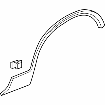 Honda 74410-T6Z-A00 Protector, R. RR. Wheel Arch