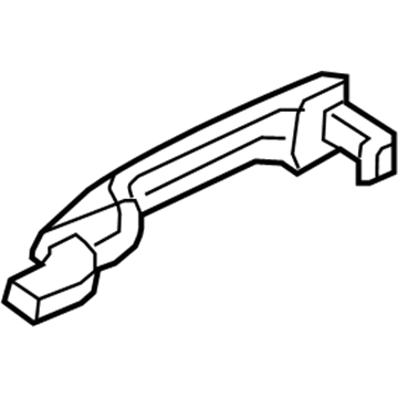 72681-TEA-T71ZS Honda Handle, Driver Side (New Gold Brown Metallic) Illustration 1 of 1