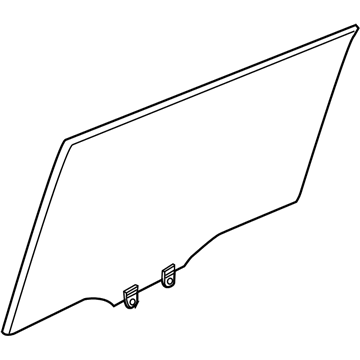 Honda 73450-TK8-A00 Glass Assy., L. Slide Door (Privacy)(Agc)