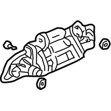 2005 Honda Civic Door Handle - 72640-S5D-A11ZR