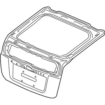 Honda 68100-TM8-A80ZZ Tailgate (DOT)