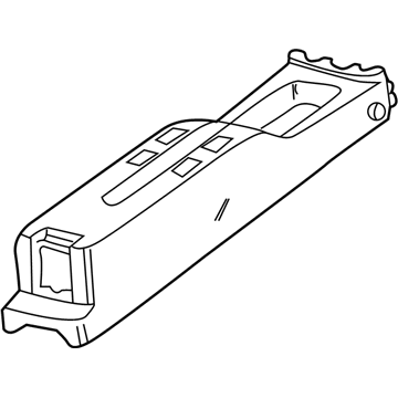 Honda 83401-S04-950ZA Console, RR. *NH178L* (EXCEL CHARCOAL)