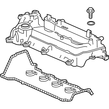 2015 Honda Accord Hybrid Valve Cover - 12310-5K0-A01