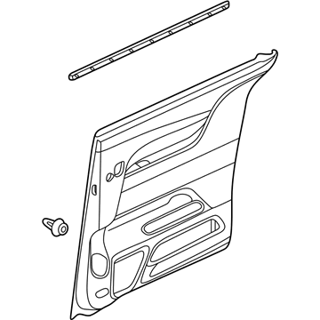 2012 Honda Odyssey Door Trim Panel - 83701-TK8-A12ZB