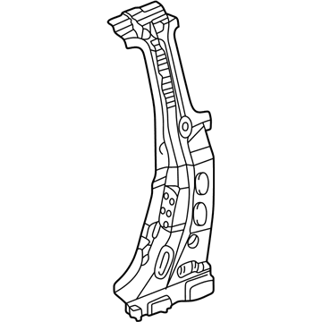 63210-S82-A00ZZ Honda Right Center Pillar Stiffener Illustration 1 of 1