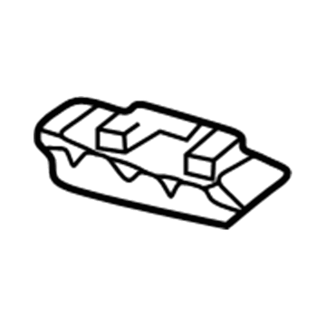 63319-S82-A01ZZ Honda Stiffener, RR. Bumper Face Side Illustration 1 of 1