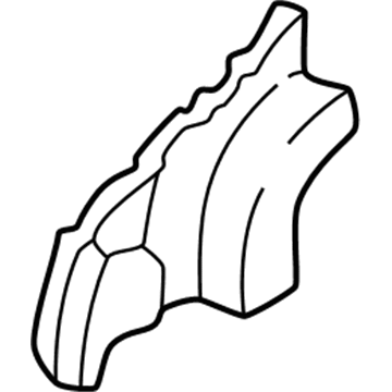 Honda 63131-S3Y-300ZZ Stiffener, R. FR. Pillar (Lower)