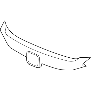 Honda 71125-TBA-A01 Molding Center,FR Grill