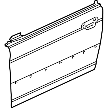 Honda 67151-S5A-305ZZ Skin Set, L. FR. Door