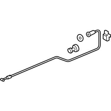 Honda 74411-SJC-A00 Cable Assembly, Fuel Lid Opener