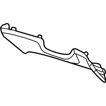 Honda 77305-S84-A00ZE Cover Assy., Instrument Driver(Lower) *NH284L* (LIGHT QUARTZ GRAY)