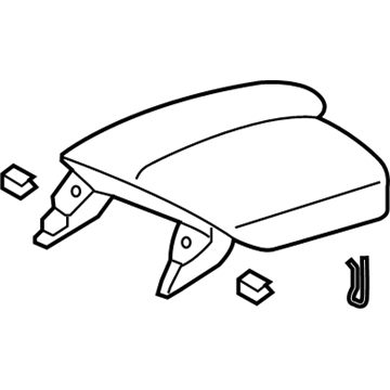 Honda 83450-T2F-B81ZF Armrest Assembly, Console (Type H)