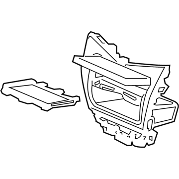 77281-SDR-A01ZA Honda Panel Assy., Navigation *NH484L* (UA SILVER) Illustration 1 of 1