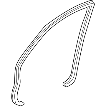 2002 Honda Accord Weather Strip - 72315-S84-A01ZC