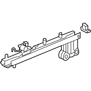 Honda 81970-TK8-A21ZB Adjuster, Center Seat Slide (Inner) *NH767L* (TRUFFLE)