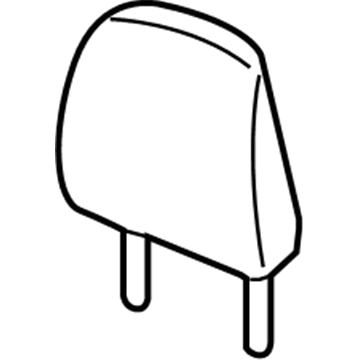 Honda 82140-T6Z-A41ZB Headrest Assy., RR. (Outer) (Typew) (LEA)