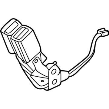 Honda 04823-3A0-A00ZA BUCKLE SET *NH900L*