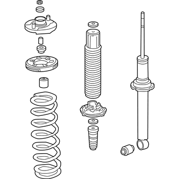 2007 Honda Accord Hybrid Shock Absorber - 52610-SDR-A02