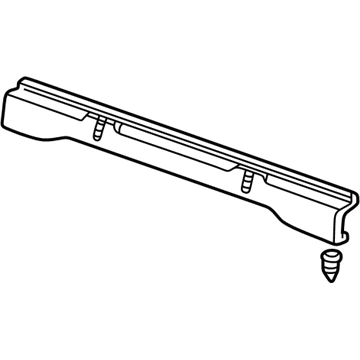 84512-S82-A00ZA Honda Cover, RR. Bulkhead *NH120L* (STAR BLACK) Illustration 1 of 1