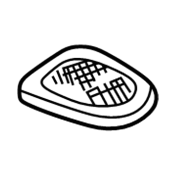 84568-S82-A10ZA Honda Grille Assy., L. Speaker *NH264L* (CLASSY GRAY) Illustration 1 of 1