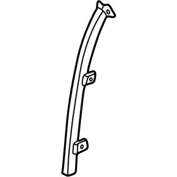 Honda 72771-S84-A01 Sash, L. RR. Door Center