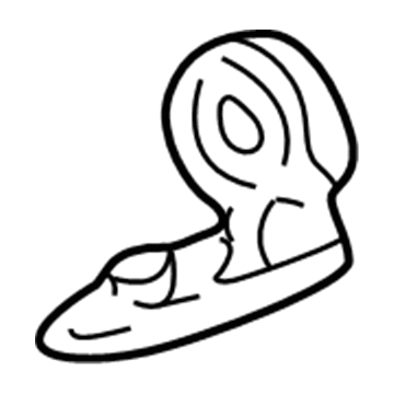 19033-PT0-004 Honda Clamp, Shroud Illustration 1 of 1