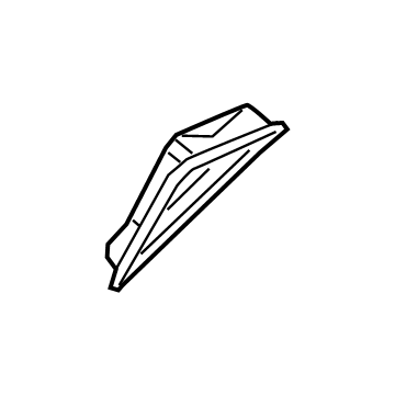 Honda 72497-TG7-A01 Garnish, L. RR. Center Corner
