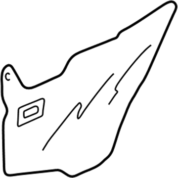 Honda 72821-S5A-000 Seal, R. RR. Door Hole