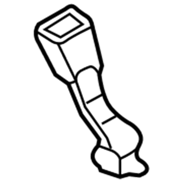 04867-S3V-A01ZB Honda Buckle Set *YR203L* Illustration 1 of 1