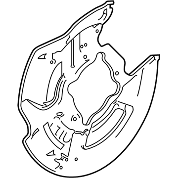 2023 Honda Civic Brake Backing Plate - 43253-TGH-A00