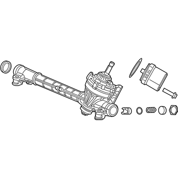 2012 Honda Civic Rack And Pinion - 53601-TR0-A04