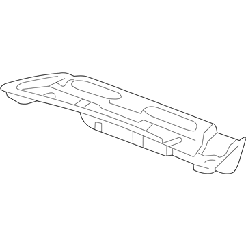 84630-SDB-A20ZA Honda Garnish Assy., Trunk Lid *NH85L* (GRAY ELEVEN) Illustration 1 of 1