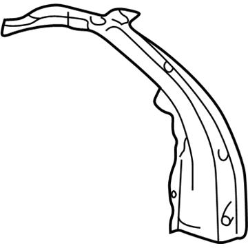 Honda 64770-S3V-A00ZZ Stiffener L RR
