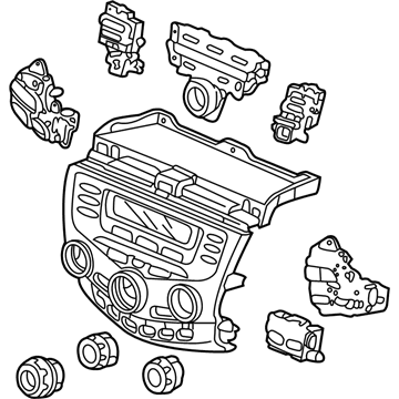 39179-SDN-A31ZA Honda Panel *NH482L* (UA BLACK METALLIC) Illustration 1 of 1