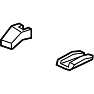 81105-TF0-G01ZA Honda Cover, R. FR. Seat Foot (Outer) *NH167L* (FR) (GRAPHITE BLACK) Illustration 1 of 1