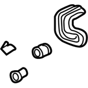 17254-RBA-000 Honda Stay Assy., Air In. Illustration 1 of 1