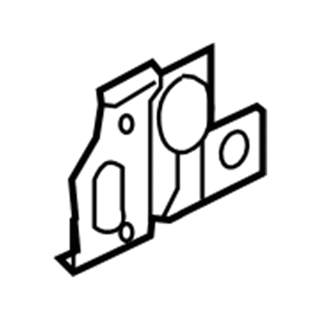 Honda 04616-SVB-A00ZZ Bracket Set, L. FR. Sub-Frame (FR)