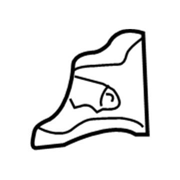 81538-S0X-A21ZF Honda Boot, L. Reclining *G59L* (MEDIUM FERN) Illustration 1 of 1