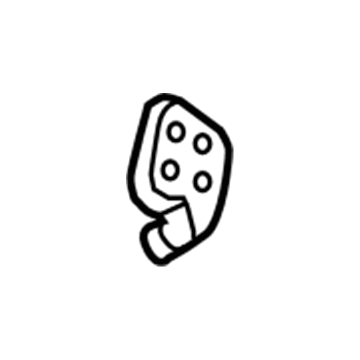 Honda 81291-SHJ-A01 Hook, R. Middle Seat (R)