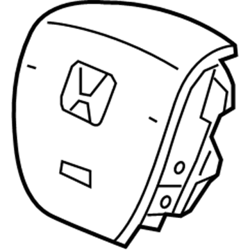 Honda 77810-T3L-A70ZA Module Assembly, Driver (Graphite Black)