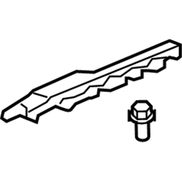 Honda 84201-TF2-003ZA Garnish Assy., R. FR. Side *NH167L* (GRAPHITE BLACK)