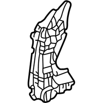 04688-S82-A00ZZ Honda Stiffener Set, R. FR. Pillar (Lower) Illustration 1 of 1