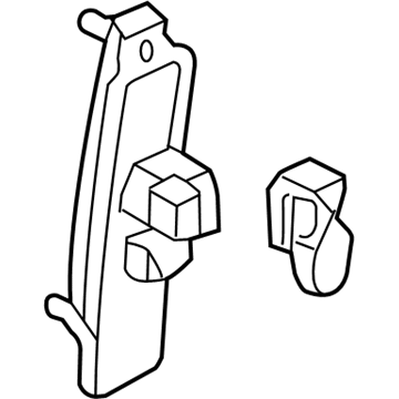 81460-SEA-J01ZB Honda Adjuster, Shoulder Slide *YR239L* (KI IVORY) Illustration 1 of 1
