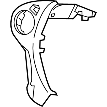Honda 78542-T2A-U41ZB Garnish L