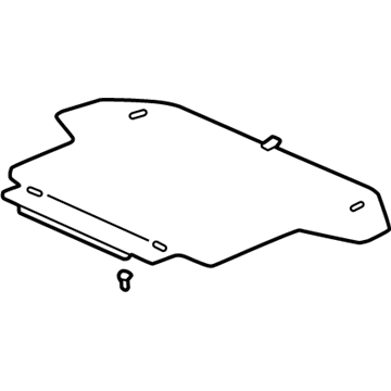 84630-S9A-003ZC Honda Floor Mat, Trunk *YR203L* (SADDLE) Illustration 1 of 1