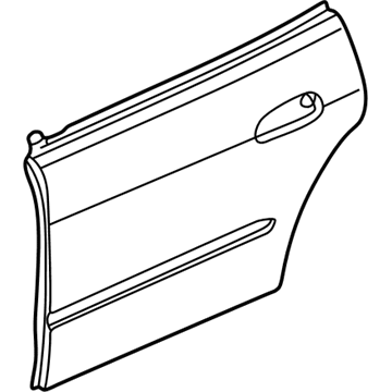 Honda 67611-S84-305ZZ Skin, R. RR. Door