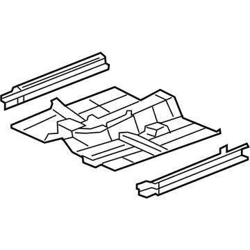 Honda 65100-SJA-A01ZZ Floor FR